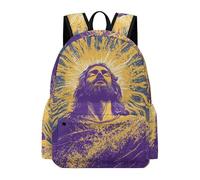 TPISLI Kids Jesus Christian Backpack Boys Girls for 9-15 Year Olds Cool Durable Jesus Back pack for Spring Outing Travel School Season Gift, 14 Inch Laptop Backpack
