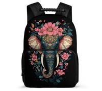 TPISLI Kids Kawaii Elephant Design School Bag 7-11 Year Olds Animal Backpack for Kids and Teens Year 3-6, Adjustable Straps Soft Felt Details Daily Essentials