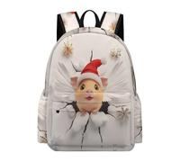 TPISLI Kids Kawaii Guinea Pig Backpack Boys 6-8 8-12 Girls Middle Dutch Pig School Bag for Primary Girls With Water Bottle Holder