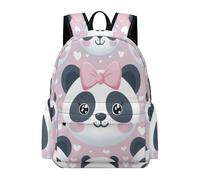 TPISLI Kids Kawaii Panda Backpack School Bag Animal Panda Boys Girls Ages 11-16 Daypack for Secondary Students, Practical 15.6 Inch Laptop Bag for Daily Study and Weekend Use