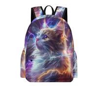 TPISLI Kids Kitten Pattern School Backpack for Boys Girls Primary to Secondary School Age Everyday Durable Animal Cat Daypack for Spring Outing Autumn Trip Holiday Gift, Everyday Carry