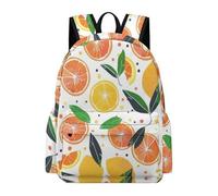 TPISLI Kids Lemon Motif Backpack Boys 6-8 8-12 Girls Middle Fruit Print School Bag for Primary Girls With Water Bottle Holder