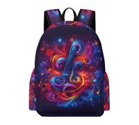 TPISLI Kids Music Lover Backpack for School, Large Musical Symbols Rucksack, Lightweight Casual School Bag for Vacation Travel, Backpack Girls Boys