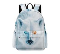 TPISLI Kids Polar Bear Design School Backpack School Bags for Girls Boys, Cool Animal Print Backpack Unisex Lightweight Laptop Bookbag