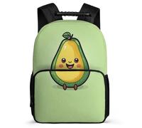 TPISLI Kids Rucksack, Avocado Back Pack for Boys And Girls, Children's Toddler School Bag Fruit Theme Bookbag Bagpack for Kindergarten with Front Pocket