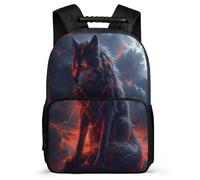 TPISLI Kids Rucksack with Wolf School Backpack for Boys Child Bag Animal Wolve Bookbag Daypack for Girl Cartoon Back Pack School Travel
