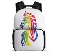 TPISLI Kids Rucksack with Zebra School Backpack for Boys Child Bag Animal Print Bookbag Daypack for Girl Cartoon Back Pack School Travel