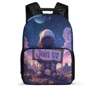 TPISLI Kids School Backpack Girls Astronaut Schoolbag Boy 7-13 Years Old Elementary Students, Daypack Spaceman Rucksack for Travel Camping Hiking
