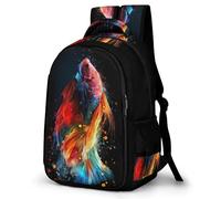 TPISLI Kids School Backpack Goldfish Rucksack for Boys Girls Children's Backpack Toddler Backpack Kindergarten Book Bag with Fantasy Fish
