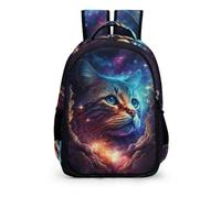 TPISLI Kids School Backpack with Cute Cat, Colorful Animal Cat Students Childrens Book Bag for Boys Girls