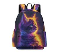 TPISLI Kids School Bag,Cat Design Schoolbag Primary Schoolbag Toddler Animal Kitten Print Backpack Boys Rucksacks for Girls,Children's Backpack for Girls Kid School Sports Outdoor Travel