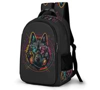 TPISLI Kids School Bags, Backpack for Girls Children Toddler SchoolBag Wolve Daypack Rucksack Lightweight Waterproof Wolf Bookbag Preschool 2-6 Years Nursery