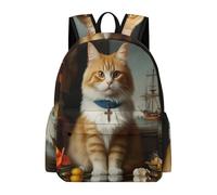 TPISLI Kitten Motif Backpack Girls Age 8 Cute Cat Daypack Boys Age 16 Durable Cool Hiking Bookbag Daily Use Secondary School Outdoor Travel Daily Carry Outdoor Gift