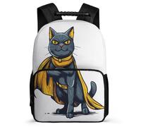TPISLI Kitten School Backpack for Teens Girl Kid Bookbag for Boy Middle Elementary Animal Cat School Bag 15.7inch Large Capacity Kids Book Bag Shoulder Backpack Travel Daypack
