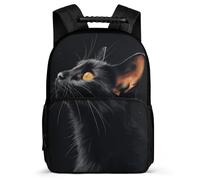 TPISLI Kitten School Backpack for Teens Girl Kid Bookbag for Boy Middle Elementary Cat Print School Bag 15.7inch Large Capacity Kids Book Bag Shoulder Backpack Travel Daypack