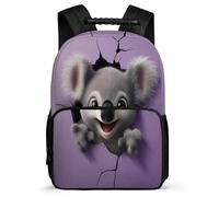 TPISLI Koala Backpack for Children Primary Age 6-11, Animal School Bag for Students, Lightweight Rucksack, 1680D Fabric, Primary Classes, Daily Essentials