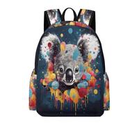 TPISLI Koala Motif Backpack School Bag Animal Boys Girls 10-16 Daypack for Secondary Students, Practical Outdoor Rucksack for Autumn Trip and Study Days and Class Travel Use