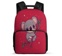 TPISLI Koala Motif Daypack for Kids Primary School, Animal Pattern Backpack Age 7-12, Durable School Bag, Soft Felt Details, Short Trips, Everyday Use