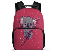 TPISLI Koala Pattern Backpack for Students 7-11 Year Olds Animal Print School Bag for Kids and Teens Primary School, Durable Soft Felt Details Daily Essentials