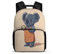 TPISLI Koala Pattern Daypack for Students Primary Age 6-11 Animal Print Daypack for Kids and Teens Junior School, Sturdy Handle 1680D Fabric Travel Daily Use