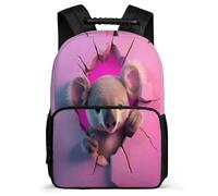 TPISLI Koala Print School Backpack 8-12 Years for Children, Animal Motif Daypack for Children, Lightweight Bag, 1680D Fabric, Primary Classes, Daily Essentials