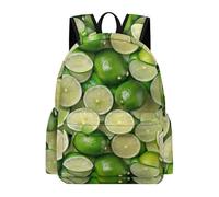 TPISLI Lemons Pattern Daypack Teens 12-16 Year Olds Fruit School Backpack Boys 10-14 Year Olds Trendy Modern Hiking Bookbag Daily Use School Years 7-10 Travel Use