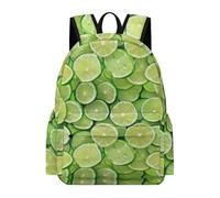 TPISLI Lemons School Bag Girls Age 8 Fruit Theme Backpack Kids 7-11 Year Olds Modern Durable 14 Inch Laptop Backpack Secondary School Outdoor Travel Outdoor Gift