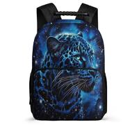 TPISLI Leopard Pattern Backpack for Kids and Teens Primary School Cheetah Animal Rucksack 6-11 Years Boys Girls, Adjustable Straps Side Pockets Back to School Gift