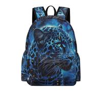 TPISLI Leopard Pattern School Backpack for Teen Girs And Boys, Rucksack Cheetah Animal Bookbag for 9-15 Teenage,Lightweight Students Backpacks