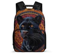 TPISLI Leopard Print School Bag for Kids and Teens Age 5-10 Animal Cheetah Rucksack for Kids and Teens Year 2-5, Padded Back Lightweight Back to School Gift