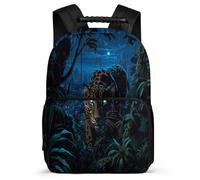 TPISLI Leopard Rucksack for Boys 7-11 Year Olds, Animal Cheetah Bookbag for Students, Durable Backpack, Side Pockets, Padded Back, Travel Daily Use
