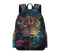 TPISLI Leopards Rucksack Boys Age 15 Animal Cheetahs Daypack Kids Year 5-7 Modern Trendy 13.3 Inch Laptop School Bag School Years 3-6 Daily Use Outdoor Gift Travel Use