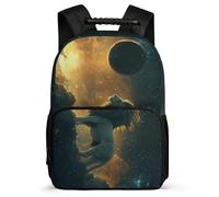 TPISLI Lion Illustration Backpack for Kids School Years 2-5, Animal Design Rucksack for Children, Lightweight School Bag, 1680D Fabric, Primary Classes, Daily Essentials