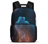 TPISLI Lion Print Backpack for Boys Girls 6-11 Years Animal Pattern School Bag for Girls School Years 1-4, Sturdy Handle Adjustable Straps Outdoor Day Trips