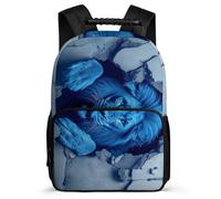 TPISLI Lion Print Rucksack for Kids and Teens Ages 6-10 Animal Pattern Bookbag for Girls Boys Primary Classes, Side Pockets Soft Felt Details Travel Daily Use