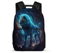 TPISLI Lion Rucksack Girls Durable Backpack for Kids Primary School Rucksack Casual Daypack Outdoor Boy Bookbag Animal King School Bags