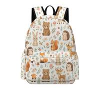 TPISLI Little Animals Rucksack Boys Age 15 Animals Book Bag Kids Year 7-9 Lightweight Durable 16.5 Inch Laptop Backpack Junior School Hiking Day Trips Travel Use