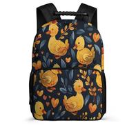 TPISLI Little Yellow Duck Backpack for Girls Primary Years 4-6, Cute Animal Rucksack for Boys Girls, Lightweight School Bag, 1680D Fabric, Primary Classes, Daily Essentials