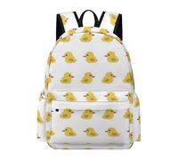 TPISLI Little Yellow Duck Bookbag Students Year 4 Cute Animal Book Bag Boys 10-14 Year Olds Trendy Modern 11.6 Inch Laptop Daypack School Years 7-10 Travel Use Everyday Use