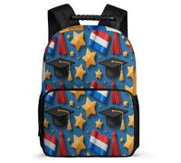TPISLI Netherlands Flag Rucksack for Girls Boys Junior School Graduation Daypack 8-12 Years Girls Boys, Soft Felt Details 1680D Fabric Back to School Gift