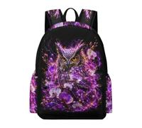 TPISLI Owl Backpack Students Ages 7 9 11 13 Bird Theme School Bag Children Year 7 Modern Trendy 16.5 Inch Laptop Rucksack School Years 7-10 Travel Use Outdoor Gift