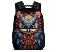 TPISLI Owl Design School Backpack for Kids 7-11 Year Olds Bird Theme Daypack for Girls Boys Primary Classes, Soft Felt Details 1680D Fabric Birthday Gift