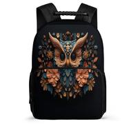TPISLI Owl Illustration School Backpack for Girls Primary Classes Bird Design Daypack 7-11 Year Olds Boys Girls, Lightweight Adjustable Straps Birthday Gift