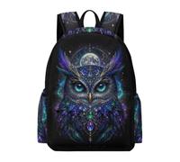 TPISLI Owl Schoolbag Students Year 4 Bird Theme Backpack Boys Age 16 Durable Cool 16.5 Inch Laptop Rucksack Primary School Travel Daily Use School Gift Travel Use