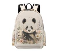 TPISLI Panda Schoolbag Students Ages 12-16 Cute Animal Daypack Boys Year 7-9 Durable Lightweight 16.5 Inch Laptop Daypack School Years 7-10 Travel Use Travel Use