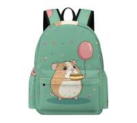 TPISLI Pattern Guinea Pig Daypack Students Year 4 Animal Backpack Boys Year 10 Lightweight Durable 14 Inch Laptop Rucksack Secondary School Hiking Travel School Gift