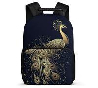 TPISLI Peacock Rucksack for Kids and Teens Primary Classes Animal Theme Rucksack 7-11 Year Olds Boys, Soft Felt Details Sturdy Handle Birthday Gift
