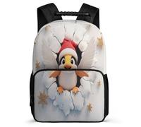 TPISLI Penguin 3D Motif School Backpack for Kids and Teens 7-11 Year Olds Cute Animal Design School Bag for Kids and Teens Primary Classes, Sturdy Handle Lightweight Birthday Gift