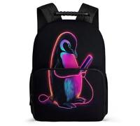 TPISLI Penguin Backpack for Kids Primary Years 4-6, Animal Print Rucksack for Kids, Lightweight School Bag, 1680D Fabric, Primary Classes, Daily Essentials