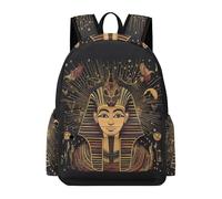 TPISLI Pharaoh Of Egypt Rucksack Students Ages 12-16 Pharaoh Backpack Girls Ages 9-13 Modern Trendy 13.3 Inch Laptop School Bag Outdoor Day Trips Back to School Gift
